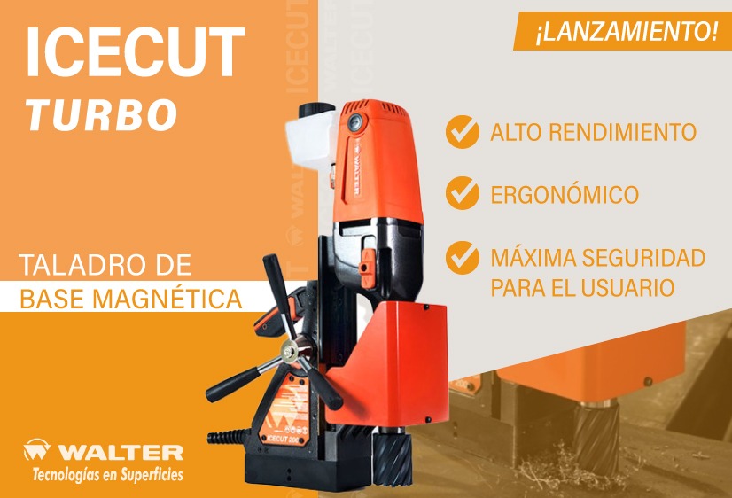 Taladro base magntica - ICECUT TURBO
